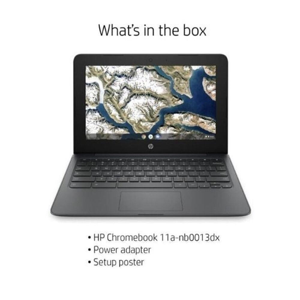 HP 11.6" CHROMEBOOK INTEL CELERON 4GB 32GB LAPTOP COMPUTER ELECTRONICS